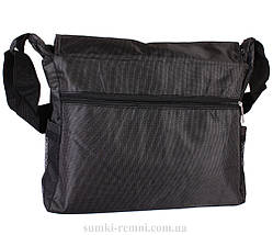 Сумка текстильна для ноутбука 30824 чорна, фото 3