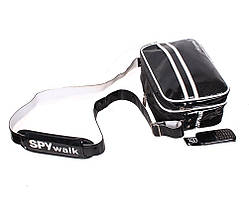 Спортивна сумка зі штучної шкіри sport302685 чорна, фото 4