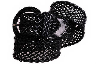 Оригінальний жіночий пояс зі шкіри 105 див., фото 4