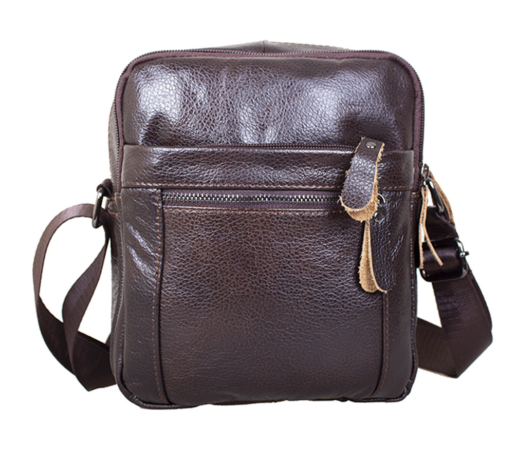 Чоловіча шкіряна сумка 3922CF коричнева