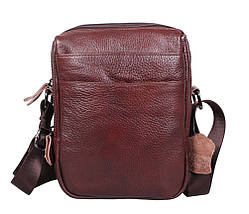 Чоловіча шкіряна сумка 8143CF коричнева, фото 2
