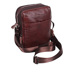 Чоловіча шкіряна сумка 8143CF коричнева, фото 3