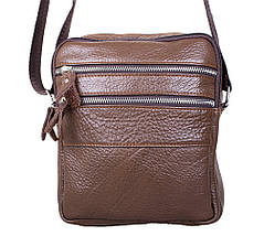 Чоловіча шкіряна сумка BON392323 коричневая, фото 2