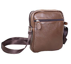 Чоловіча шкіряна сумка BON392323 коричневая, фото 4