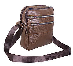 Чоловіча шкіряна сумка BON392323 коричневая, фото 5