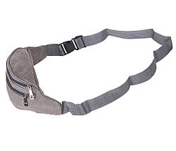 Чоловіча текстильна сумка на пояс Q001-12GREY сіра, фото 5