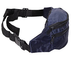Чоловіча текстильна сумка на пояс Q0085-1DBLUE синя, фото 3