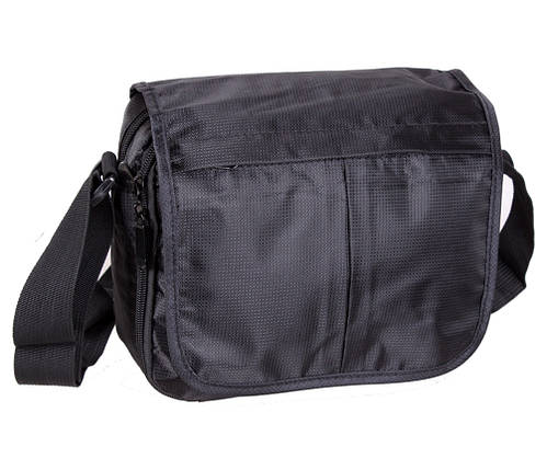 Чоловіча текстильна сумка 8123-1 чорна, фото 1