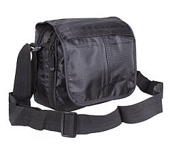 Чоловіча текстильна сумка 8123-1 чорна, фото 2