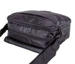 Чоловіча текстильна сумка 8123-1 чорна, фото 5