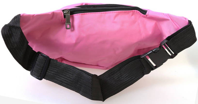 Чоловіча текстильна сумка на пояс Q003-9SkyRose рожева, фото 3