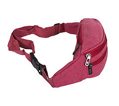 Чоловіча текстильна сумка на пояс Q001-6SRED1 Червона, фото 4