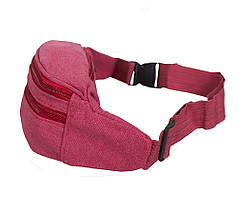 Чоловіча текстильна сумка на пояс Q001-6SRED1 Червона, фото 3
