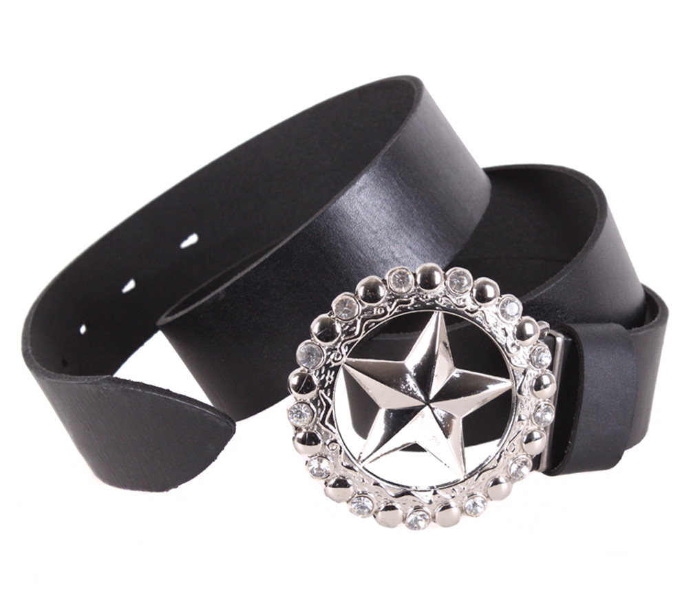 Жіночий ремінь з натуральної шкіри BLX2501-47 чорний