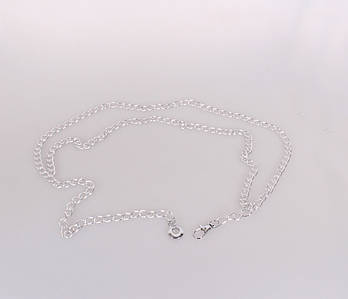 Жіноча ланцюжок W170176-2 срібна
