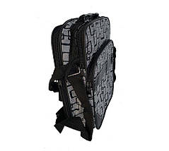 Чоловіча сумка зі шкірозамінника 301584-11111 сіра, фото 3