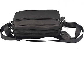 Чоловіча сумка з натуральної шкіри 3925-11BLACK чорна, фото 6