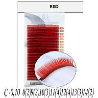 Вії I-BEAUTY MIX Червоні C 0,10 8-14