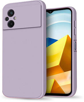 Чохол силіконовий SLIM для Xiaomi Poco M5 Purple зк кб, фото 1