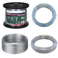 Дріт сталевий оцинкований, трос для електропастуха