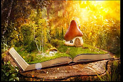 Фотофон казковий ліс 90 х 60 см.