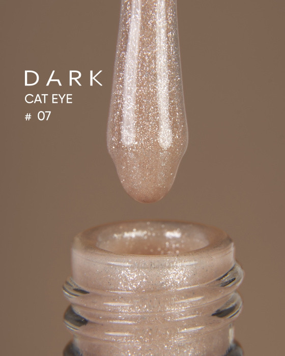 DARK GEL POLISH CAT EYE 07, 10 ML