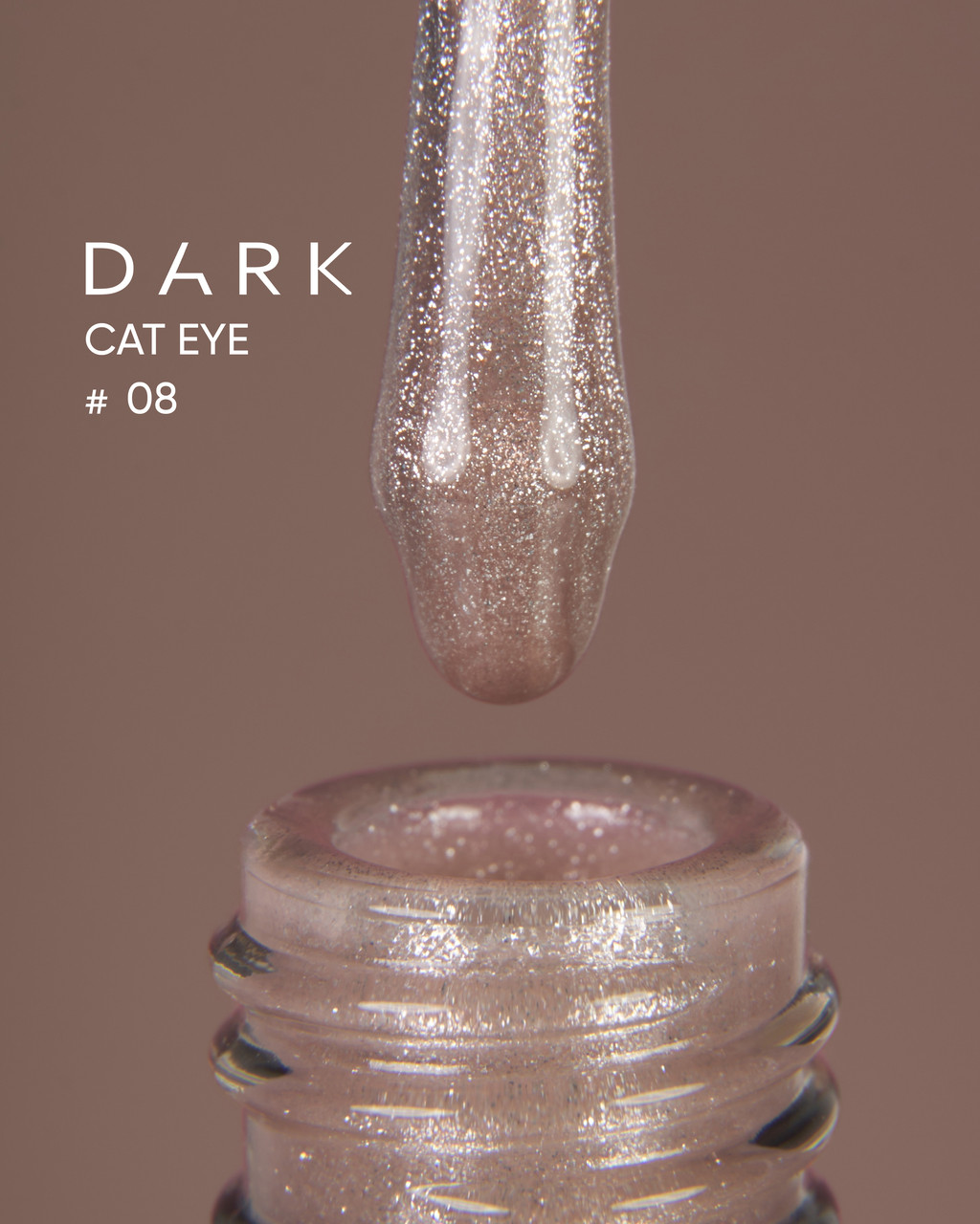 DARK GEL POLISH CAT EYE 08, 10 ML