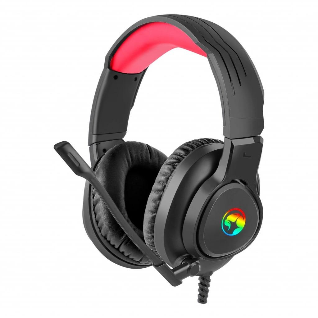 Навушники геймерські для ПК MARVO HG8958 (з мікрофоном, з підсвіткою) Black