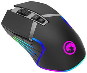 Миша дротова ігрова MARVO G941 (з підсвіткою) Black, фото 1