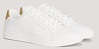 Жіночі шкіряні кеди Tommy Hilfiger Gold Tipped Leather Sneaker FW07869-YBL 38 розм, фото 3