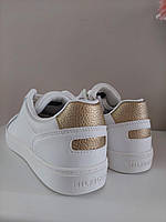 Жіночі шкіряні кеди Tommy Hilfiger Gold Tipped Leather Sneaker FW07869-YBL 38 розм, фото 8