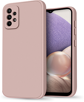 Чохол силіконовий SLIM для Samsung A32 4G Nude зк кб, фото 1