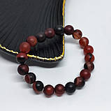 Браслет з каменю 8 мм сардонікс, фото 2