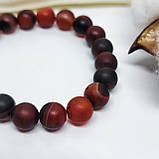 Браслет з каменю 8 мм сардонікс, фото 3