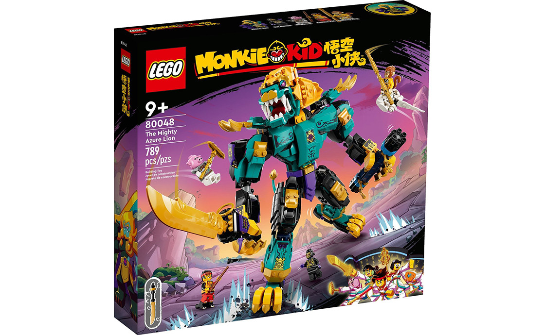 Конструктор LEGO Monkie Kid Могутній Блакитний Лев (80048), фото 1