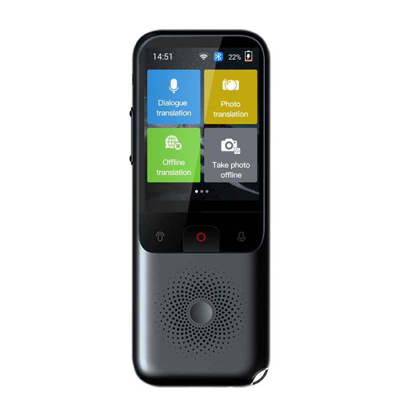 Портативний голосовий перекладач LEORY T11, 138 мов, 14 мов без інтернету, WI-FI, 1500мАг 2/8GB 5Мп