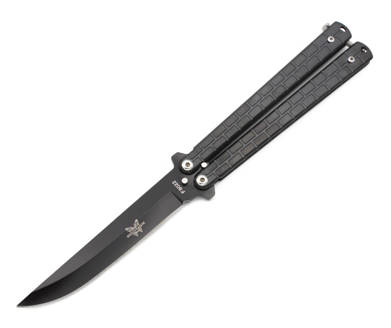 Ніж-метелик Benchmade F8022 з кліпсою 22см Black (7_00570)
