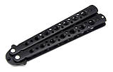 Ніж-метелик тренувальний Benchmade 224 22см Black (7_00612), фото 3