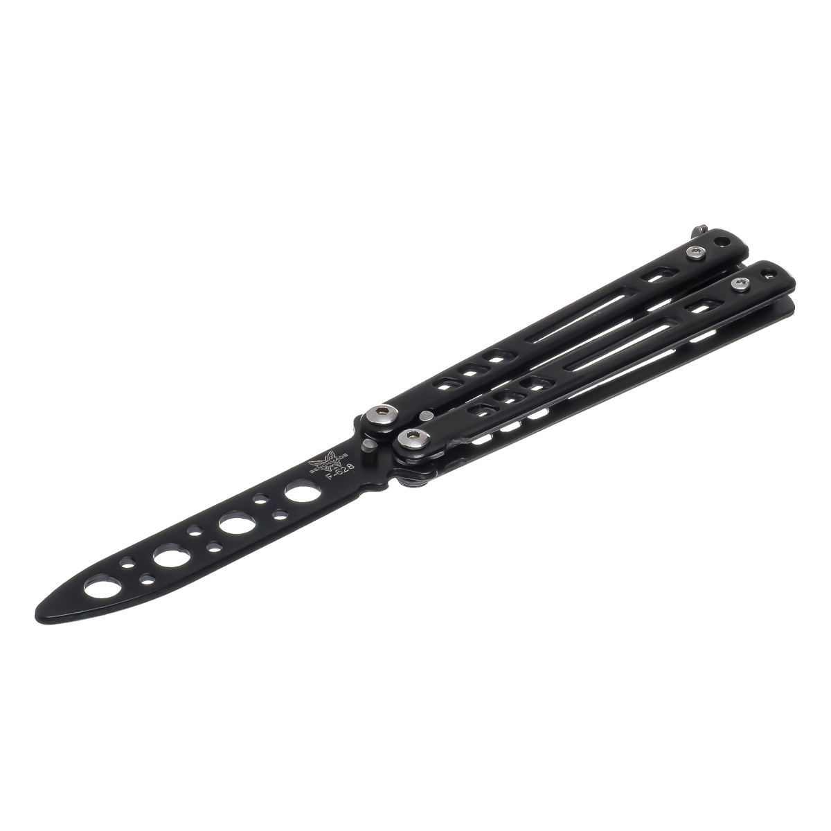 Ніж-метелик тренувальний A965 mini 16.5см Black (7_00631)