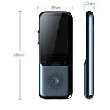 Портативний голосовий перекладач LEORY T11, 138 мов, 14 мов без інтернету, WI-FI, 1500мАг 2/8GB 5Мп, фото 5