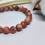 Браслет на 22 намистин з каменю 8 мм яшма, фото 2