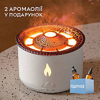 Зволожувач повітря портативний Kinscoter Volcano Jellyfish Aroma Diffuser V19 електричний аромадифузор 360 мл, White CN13310 SP