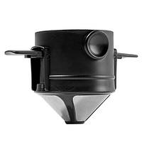 Пуровер/воронка/фільтр для ручного заварювання кави багаторазова Semi Coffee Maker, Black CN13058 SP