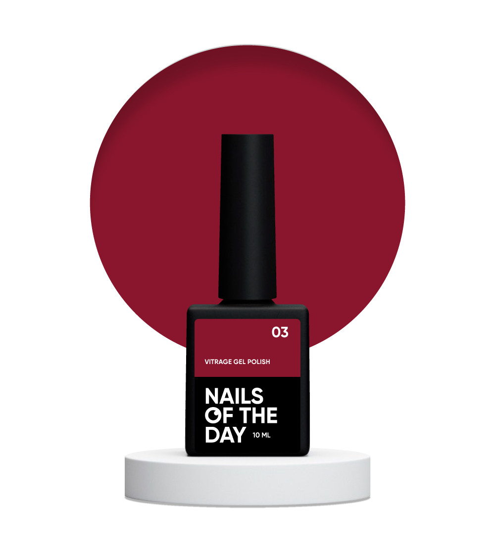 NAILSOFTHEDAY Vitrage gel polish 03 — вітражний гель лак для нігтів, 10 мл, фото 1