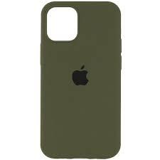 Чохол Silicone Case Full Size (AA) для iPhone 12 Pro Max оливковий - Olive, фото 1