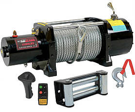 Лебідка електрична автомобільна Profter 15000 LBS 12V.(6804 кг)