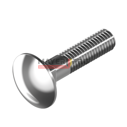 Болт DIN 603 M10x35 8,8 цинк, фото 1