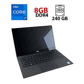 Ультрабук Dell XPS 13 9360/ 13.3" (1920x1080)/ Core i7-7500U/ 8 GB RAM/ 240 GB SSD/ HD 620, фото 1