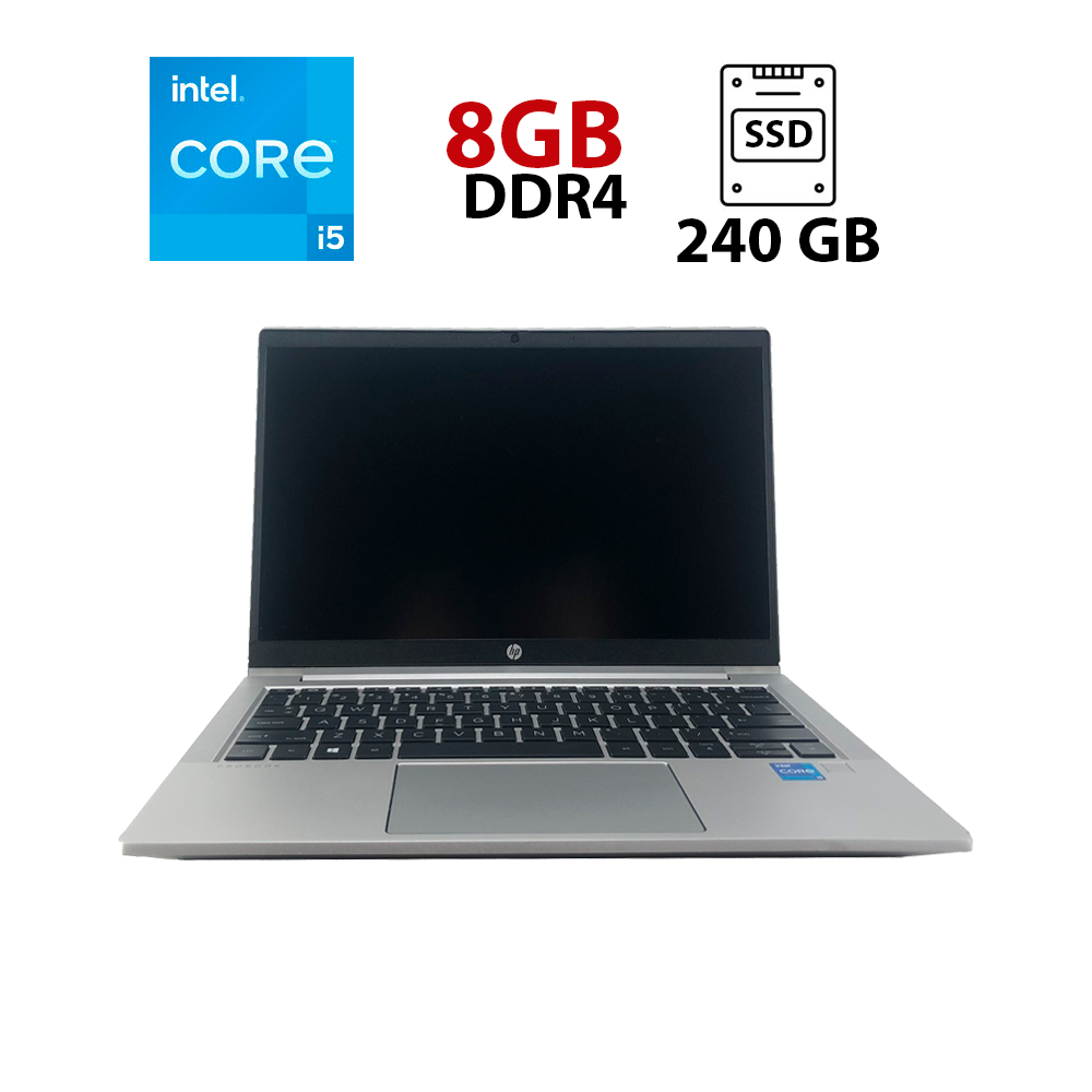 Ультрабук HP EliteBook 430 G8/ 13.3" (1920x1080)/ Core i5-1135G7/ 8 GB RAM/ 240 GB SSD/ Iris Xe
