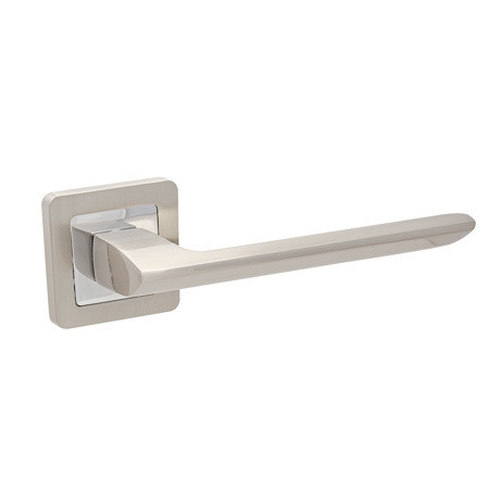 Ручки дверні роздільні Code Deco H-22105-A-NIS матовий нікель, фото 1